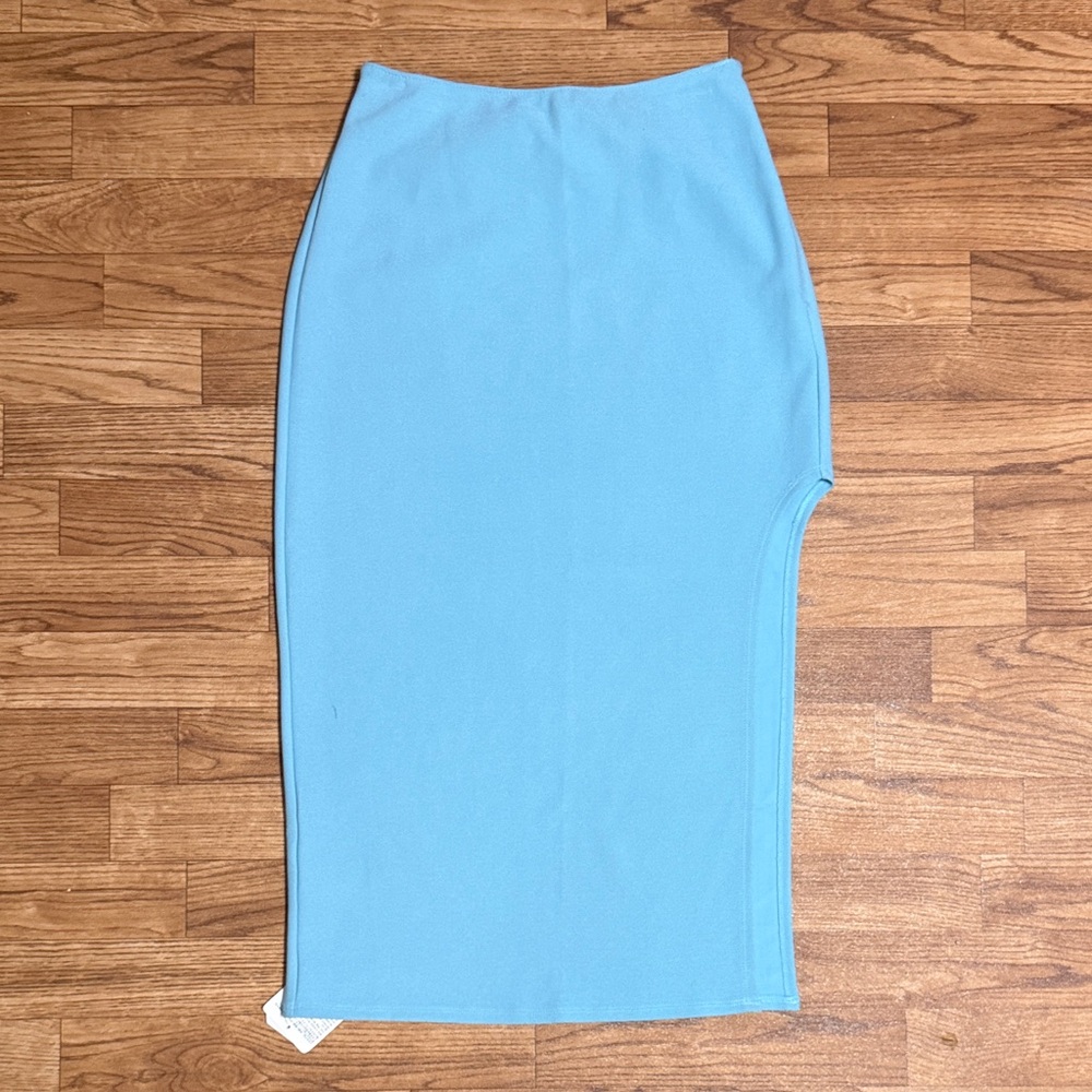 Abercrombie & Fitch Sky Blue Midi Skirt